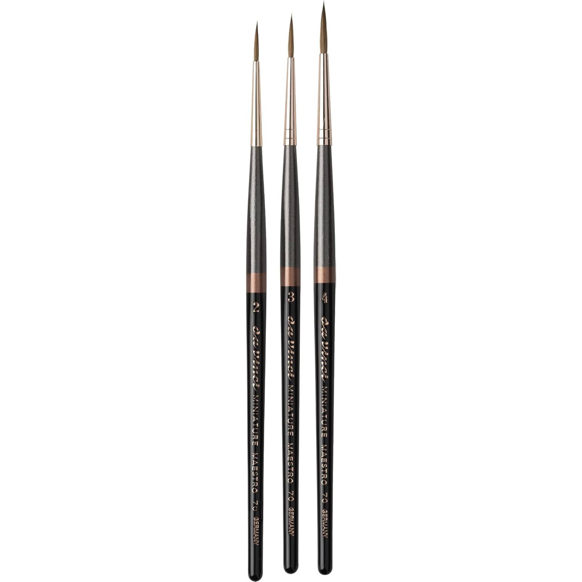 da Vinci MINI MAESTRO Series 70 3 Piece Brush Set